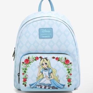 Loungefly Disney Alice In Wonderland Roses‎ Mini Backpack Hot Topic